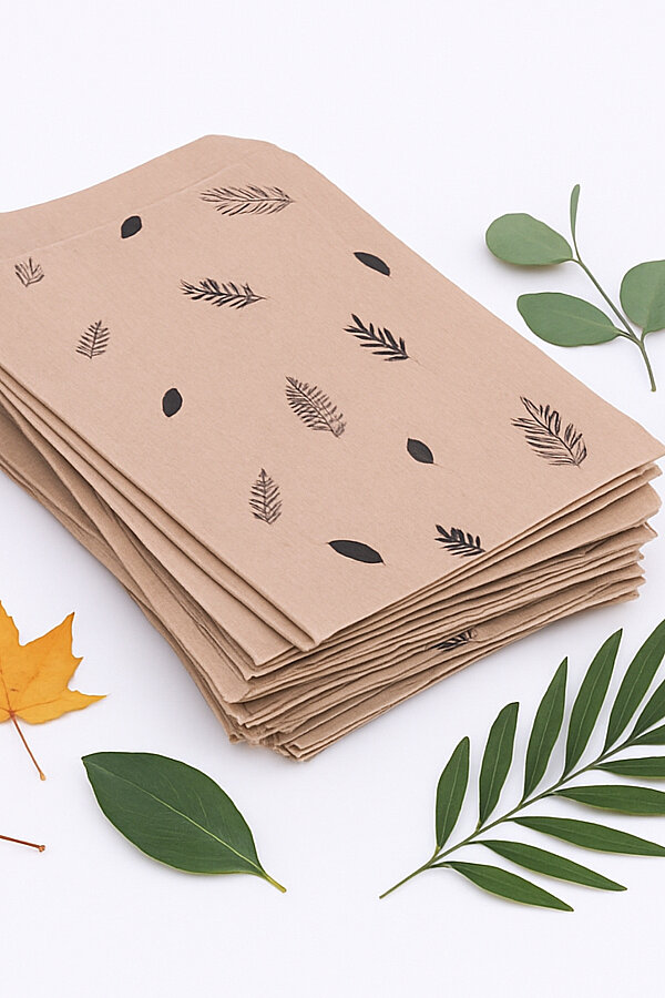 100'lü Karışık Hediye Paketi Seti - 20'şer adet, 5 çeşit 11x20 cm Kese Kağıdı + 105 adet Sticker - 6