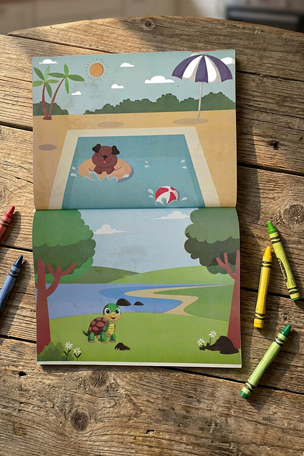 101 Sticker ve Resimli Etkinlik Kitap Seti, Tatil (Toplam 28 Sayfa, 27x21cm) - 2