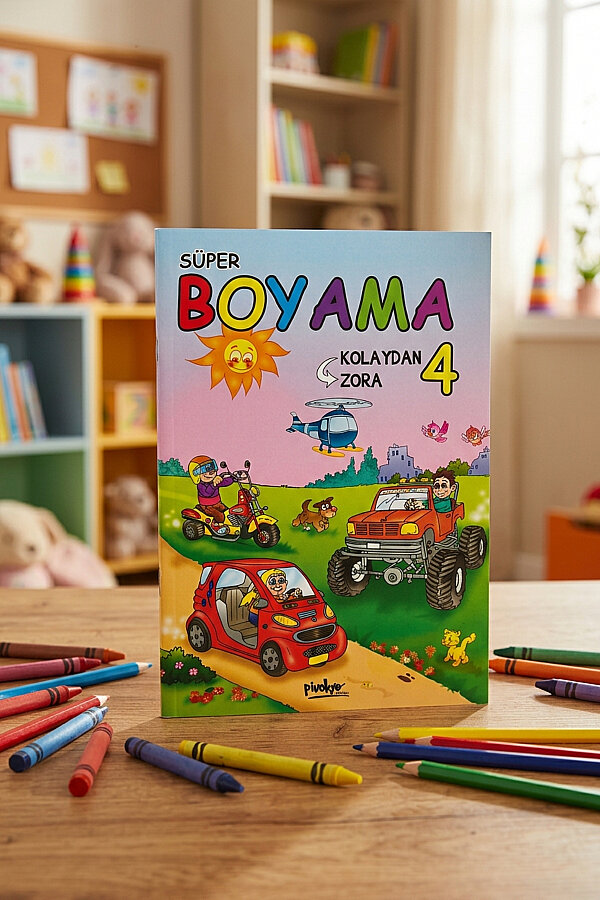 10lu Süper Boyama ve Etkinlik Kitap Seti, Yaz Eğlence, Etkinlik Kitabı (Toplam 160 Sayfa, 20x27cm) - 3