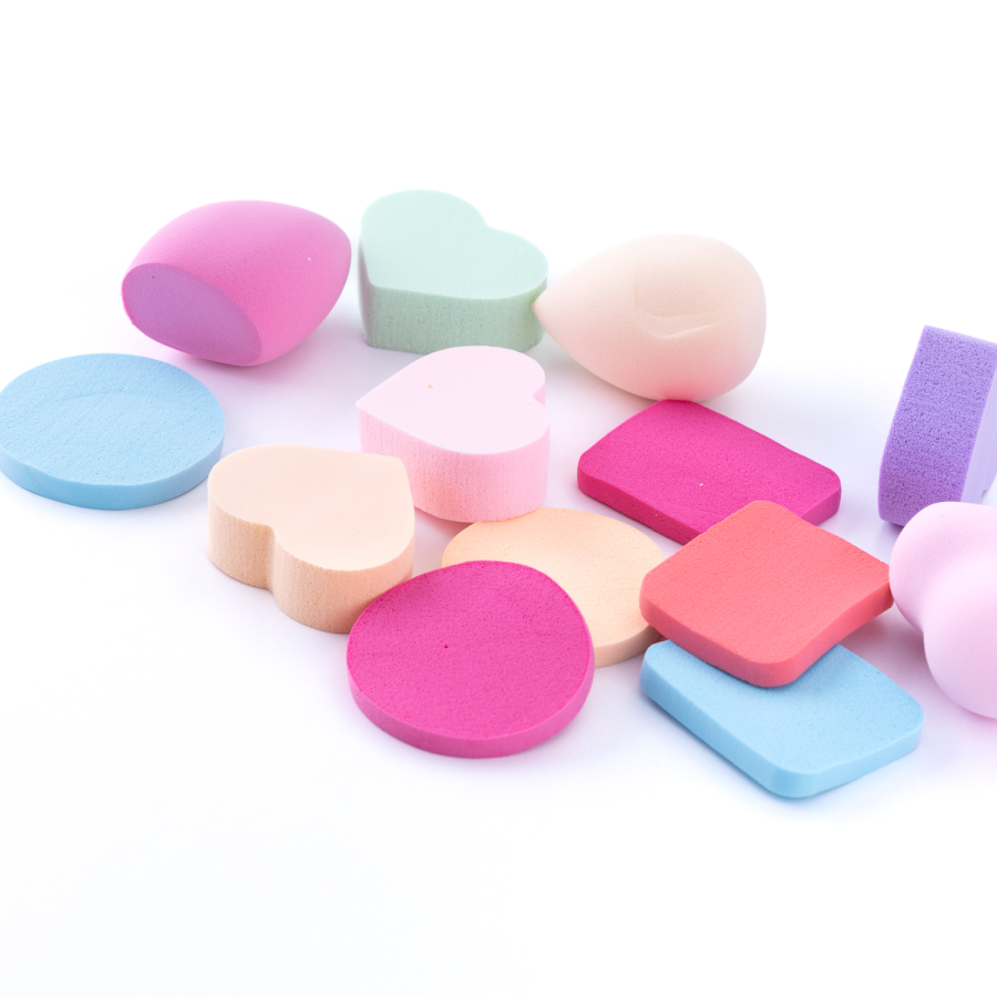 13 Parça Makyaj Süngeri, Uygulama ve Temizlik Seti (Karışık Renkli) - 1