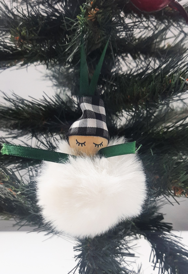 16 parça yılbaşı ağaç süs seti (8 Kardan Adam, 6 Baston, 1 Peluş Melek, 1 Elmalı Kozalak) - 3