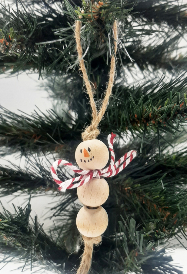 16 parça yılbaşı ağaç süs seti (8 Kardan Adam, 6 Baston, 1 Peluş Melek, 1 Elmalı Kozalak) - 5