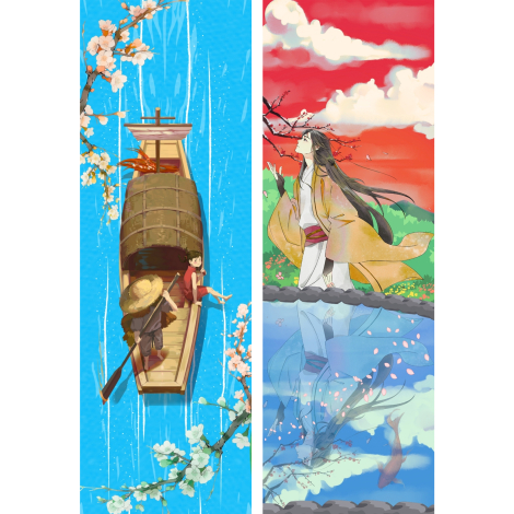 2 adet kitap ayracı seti, Anime - Sandal - Bimotif (1)