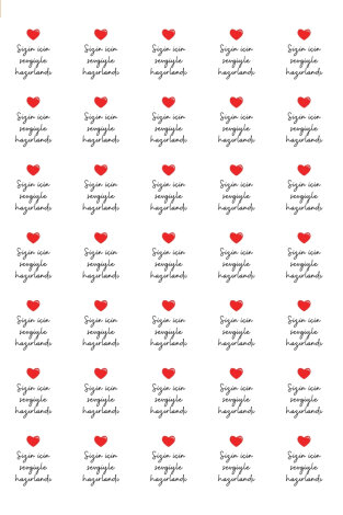 20 adet kalpli kese kağıdı (11x20 cm) ve stickerdan oluşan hediye paketi seti - 3