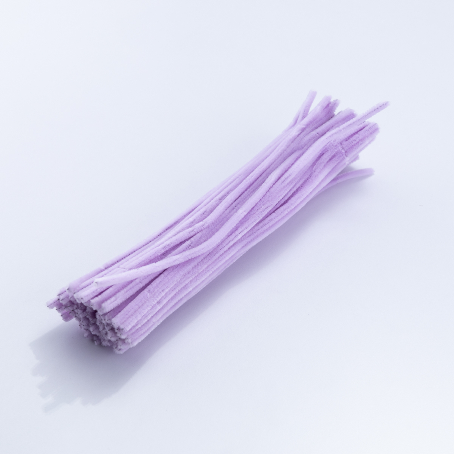 20li tel tüylü tel şönil, 30 cm, lila - 1