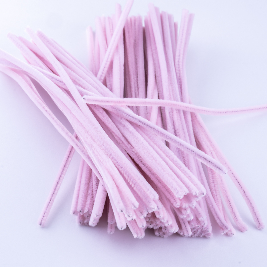 20li tel tüylü tel şönil, 30 cm, açık lila - 2