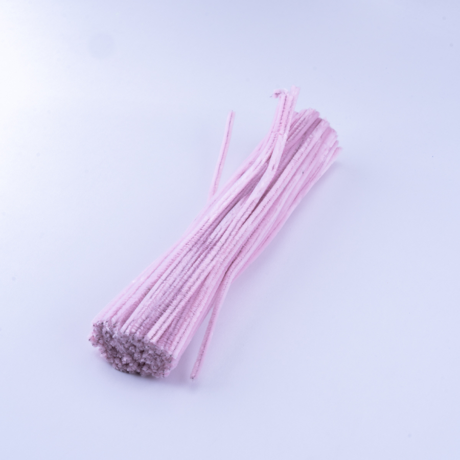 20li tel tüylü tel şönil, 30 cm, açık lila - 1