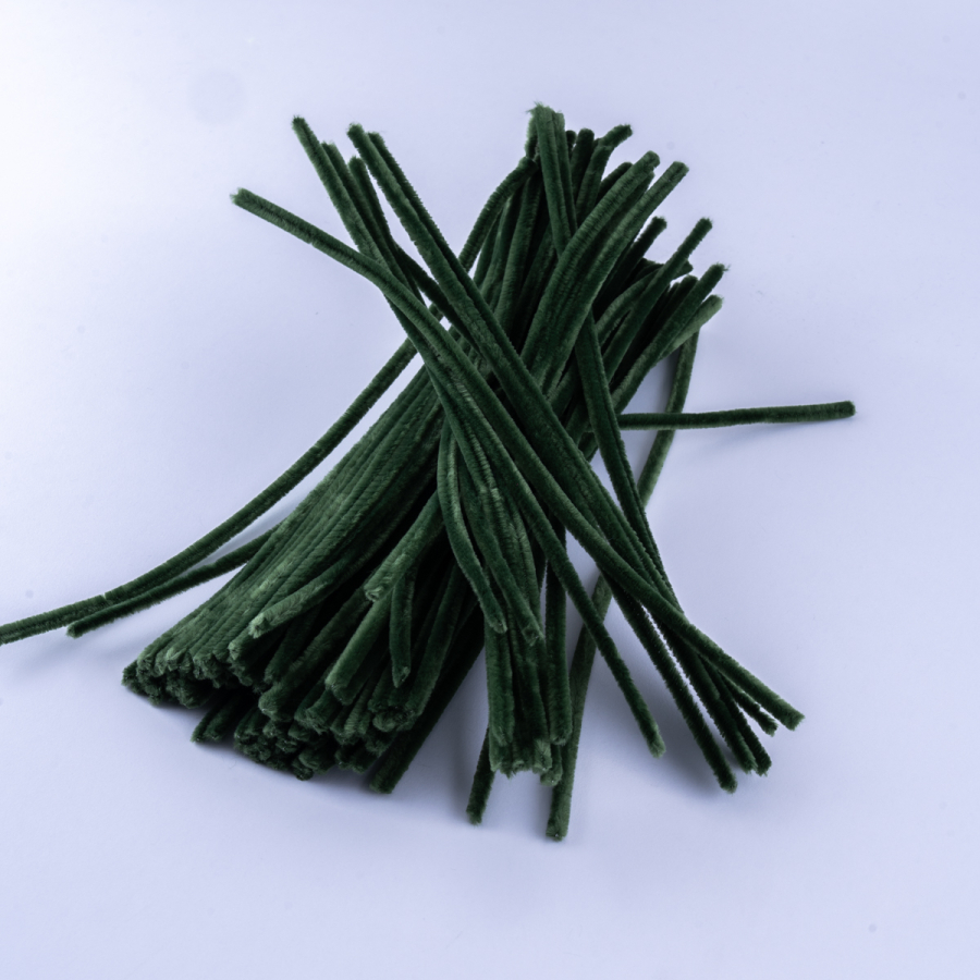 20li tel tüylü tel şönil, 30 cm, haki - 2