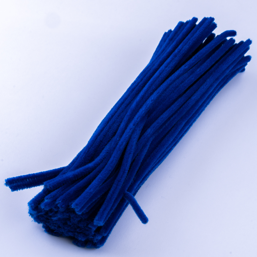 20li tel tüylü tel şönil, 30 cm, lacivert - 1