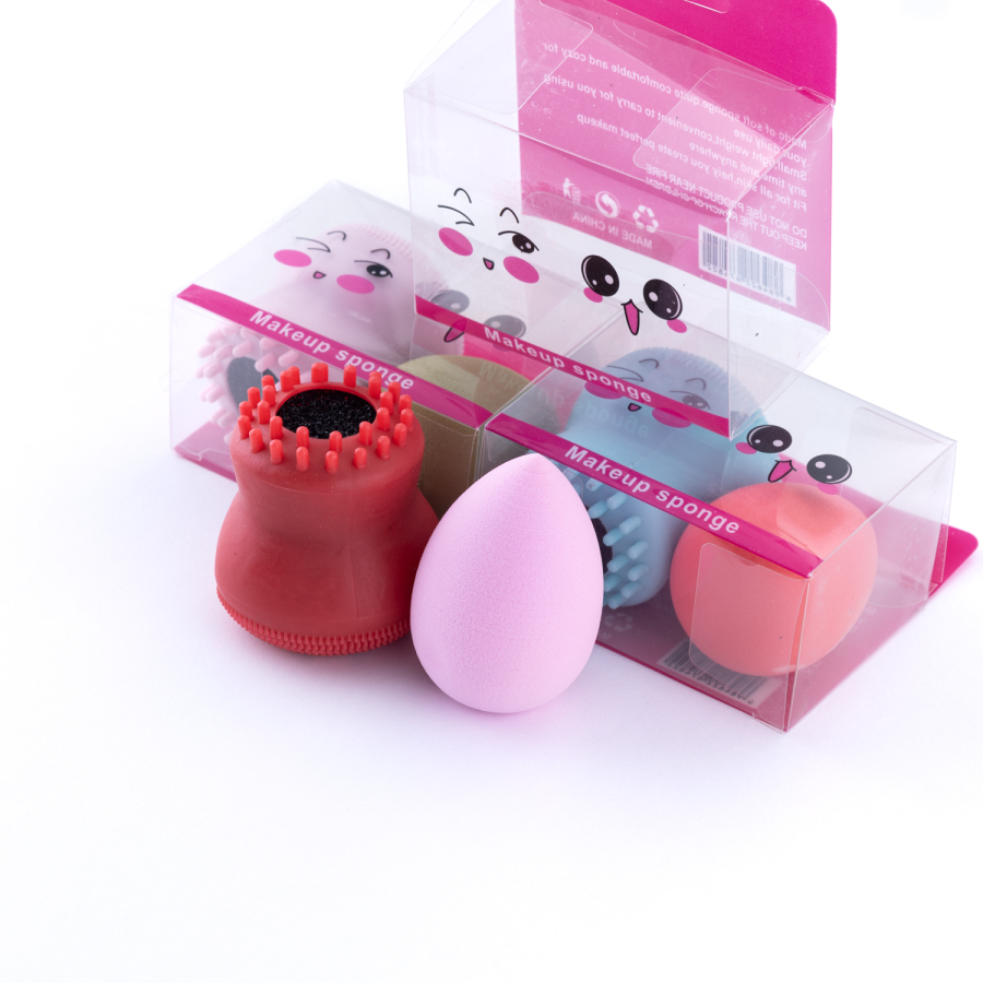 2li Makyaj ve Temizlik Süngeri Seti - 1