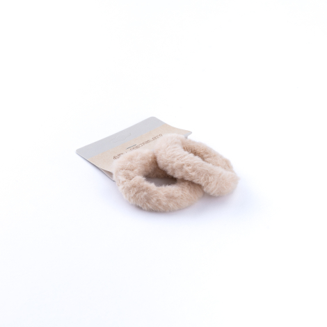 2li peluş saç lastiği, Bej - Bimotif (1)