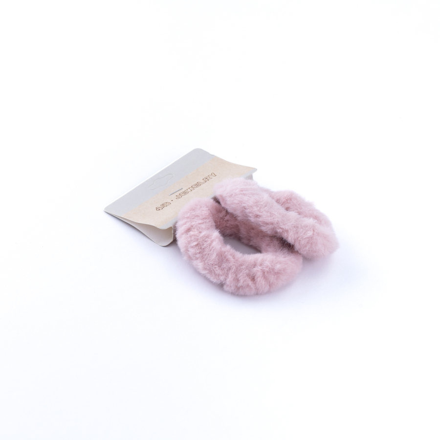 2li peluş saç lastiği, Pudra - 2