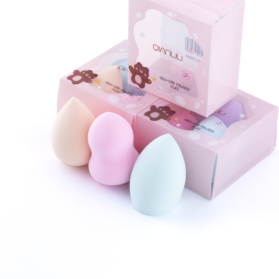 3 Renk Makyaj Süngeri Seti - 1