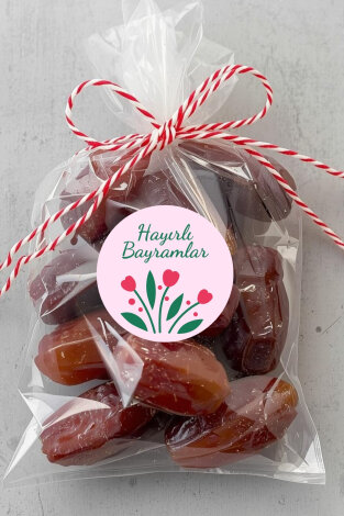 300 adet İyi Bayramlar sticker, 4cm (Hayırlı Bayramlar, Ramazan Bayramı, Şeker Bayramı) / 20 sayfa - 3