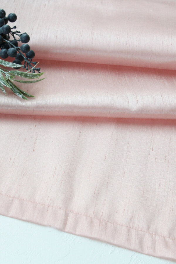 5 parça osmanlı ipeği sofra seti (1 adet Masa Örtüsü, 4 adet Peçete) / Somon - 3