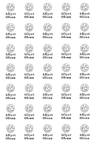 50li Aşure, Çorba, Pilav Kabı (410ml, Kapaklı) ve 70li Afiyet Olsun Stickerdan Oluşan İkram Seti - 3