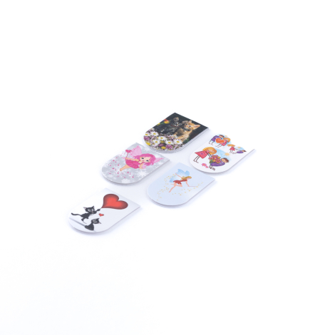 5li mıknatıslı karışık ayracı seti, Aşk - Bimotif