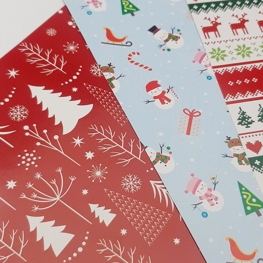 5li yılbaşı A4 kuşe kağıt seti - 2