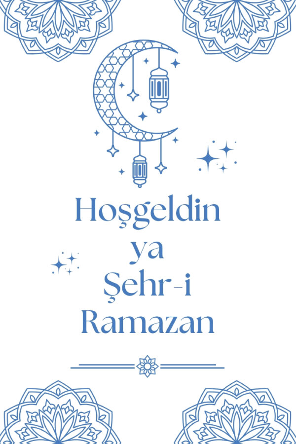 60 adet Hoşgeldin Ya Şehr-i Ramazan yazılı çift katlı kağıt peçete, 8.2x16 cm, Ramazan Peçetesi - 3