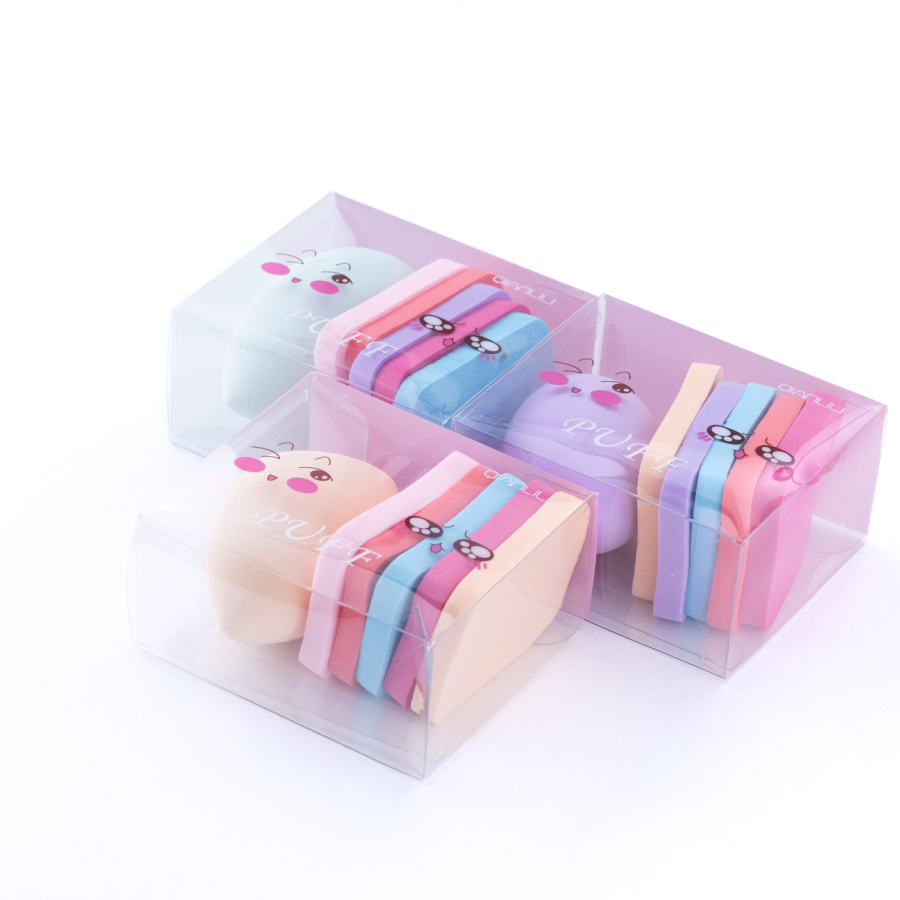 6lı Makyaj Süngeri Seti (Karışık Renkli) - 1