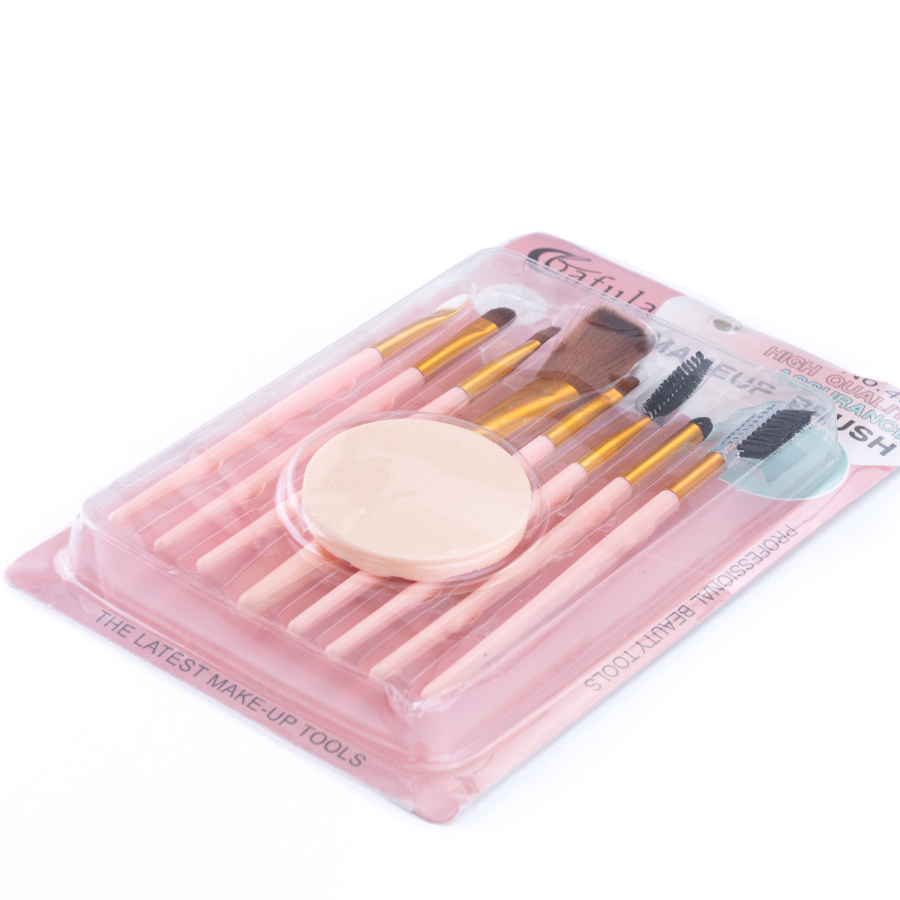 9 Parça Makyaj Fırçası ve Sünger Seti - 2
