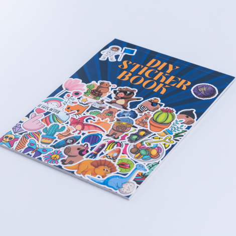 A5 sticker book, 16 sayfa sticker defteri - Bimotif