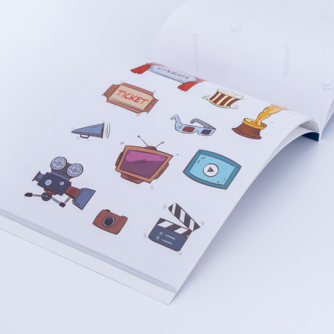 A5 sticker book, 16 sayfa sticker defteri - 4