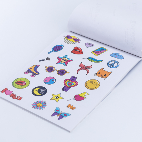 A5 sticker book, 16 sayfa sticker defteri - Bimotif (1)