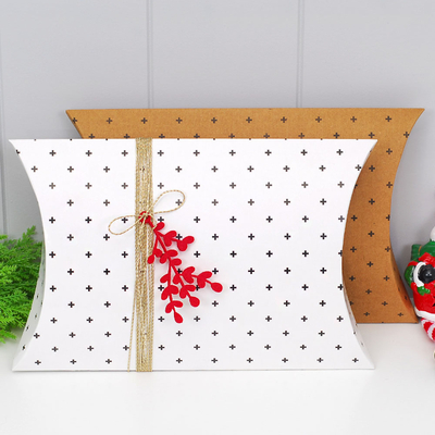 100lü artı desenli hediye kutusu / Beyaz - 1