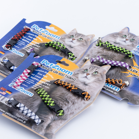 Ayarlanabilir zilli kedi tasması - Bimotif (1)