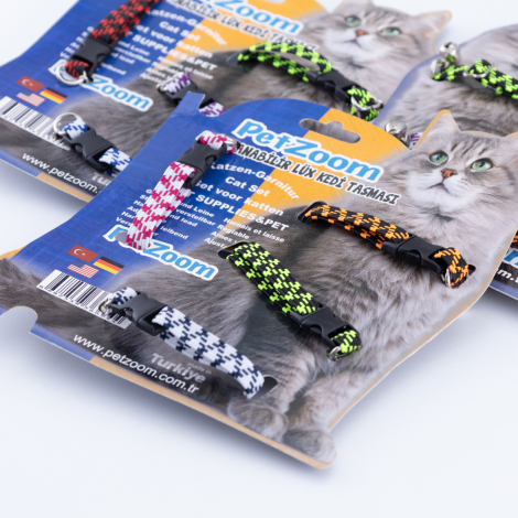 Ayarlanabilir zilli kedi tasması - Bimotif