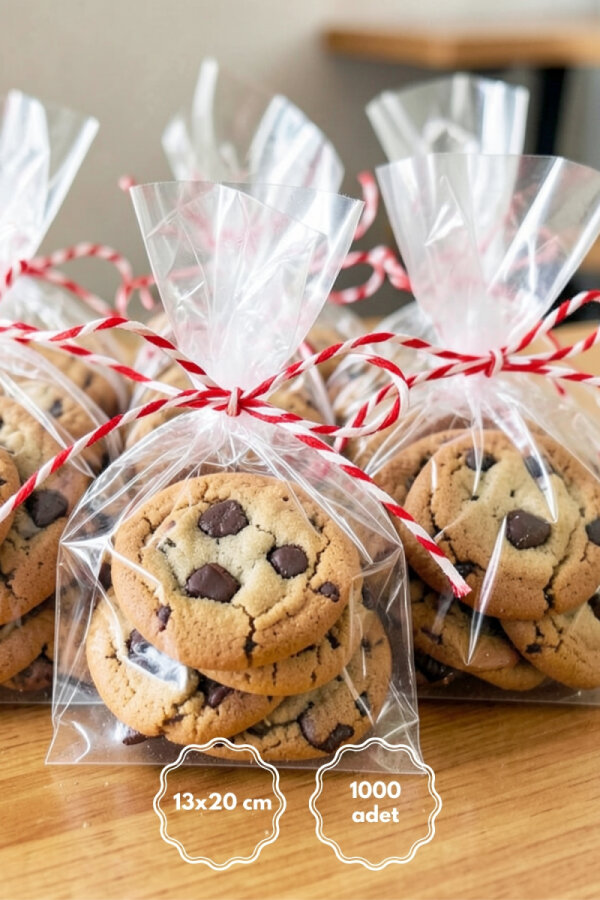 Bantsız şeffaf OPP poşet / 13x20 cm (1000 adet) - 1