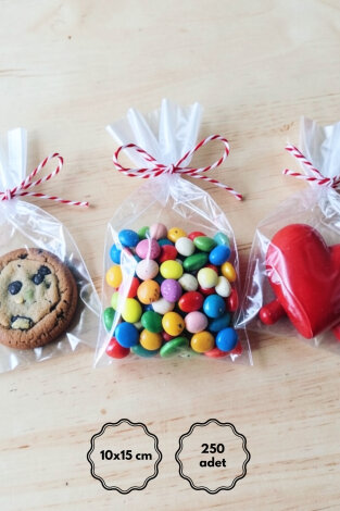 Bantsız şeffaf OPP poşet / 10x15 cm (250 adet) - Bimotif