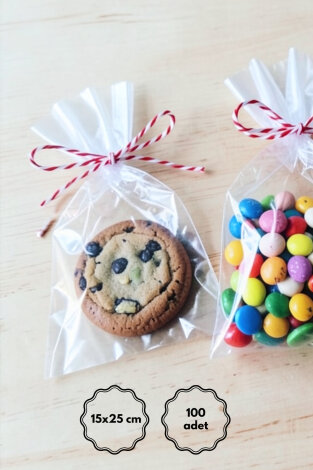 Bantsız şeffaf OPP poşet / 15x25 cm (100 adet) - Bimotif