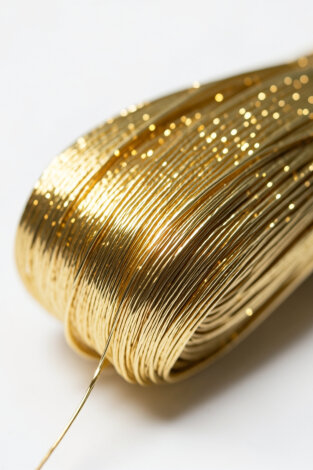 Dekoratif simli altın monofil ip / 500 metre (1 Top) - 3