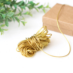 Dekoratif simli monofil ip / 3 metre (Altın) - Bimotif (1)