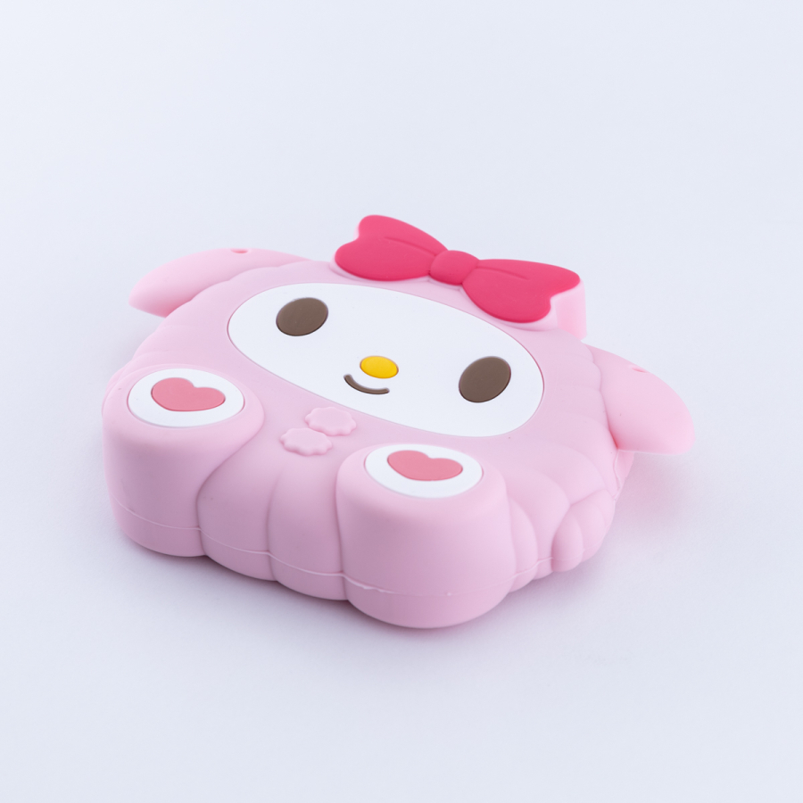 Fermualı silikon kız çantası / Pembe - 1