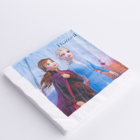 Frozen 2 temalı peçete, 33x33 cm / 4 adet - Bimotif