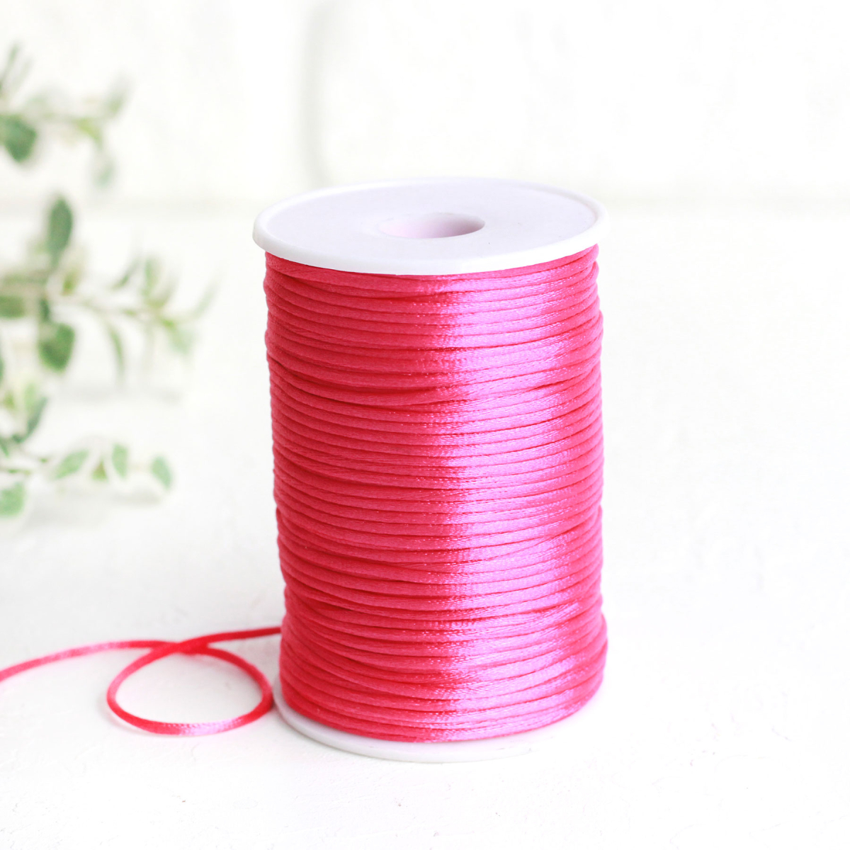 Fuşya Floş İp (sıçan Kuyruğu), 2 Mm / 5 Metre