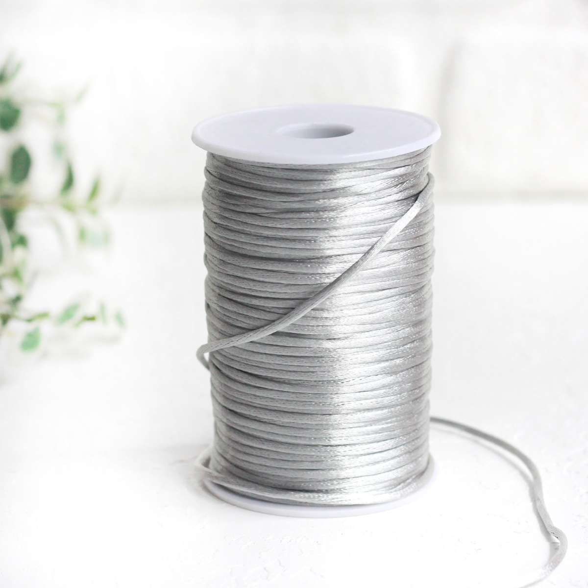 Gri Floş İp (sıçan Kuyruğu), 2 Mm / 5 Metre