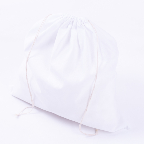 Ham bez beyaz ekmek torbası, 40x40 cm - Bimotif