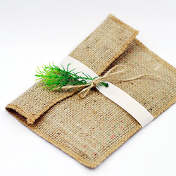 Jüt zarf, kurdeleli, 14x19 cm / 100 adet - Bimotif (1)