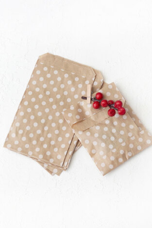 Kadınlar Günü hediye paketi seti, 100 adet kese kağıdı (11x20 cm), 105 adet sticker (4 cm) - 3