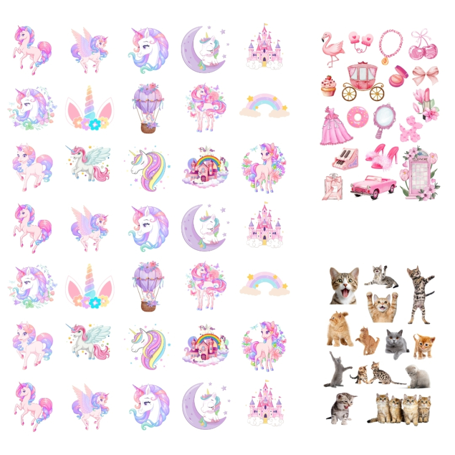 Karışık eğlenceli sticker, 1 Adet - 3