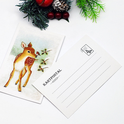 Kartpostal, yılbaşı, happy christmas / 10 set (60 adet) - Bimotif (1)