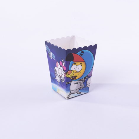 Kral Şakir temalı popcorn kutusu / 4 adet - Bimotif