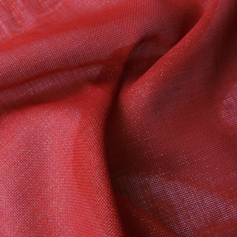 Masa örtüsü, simli kırmızı / 95x95 cm - Bimotif (1)