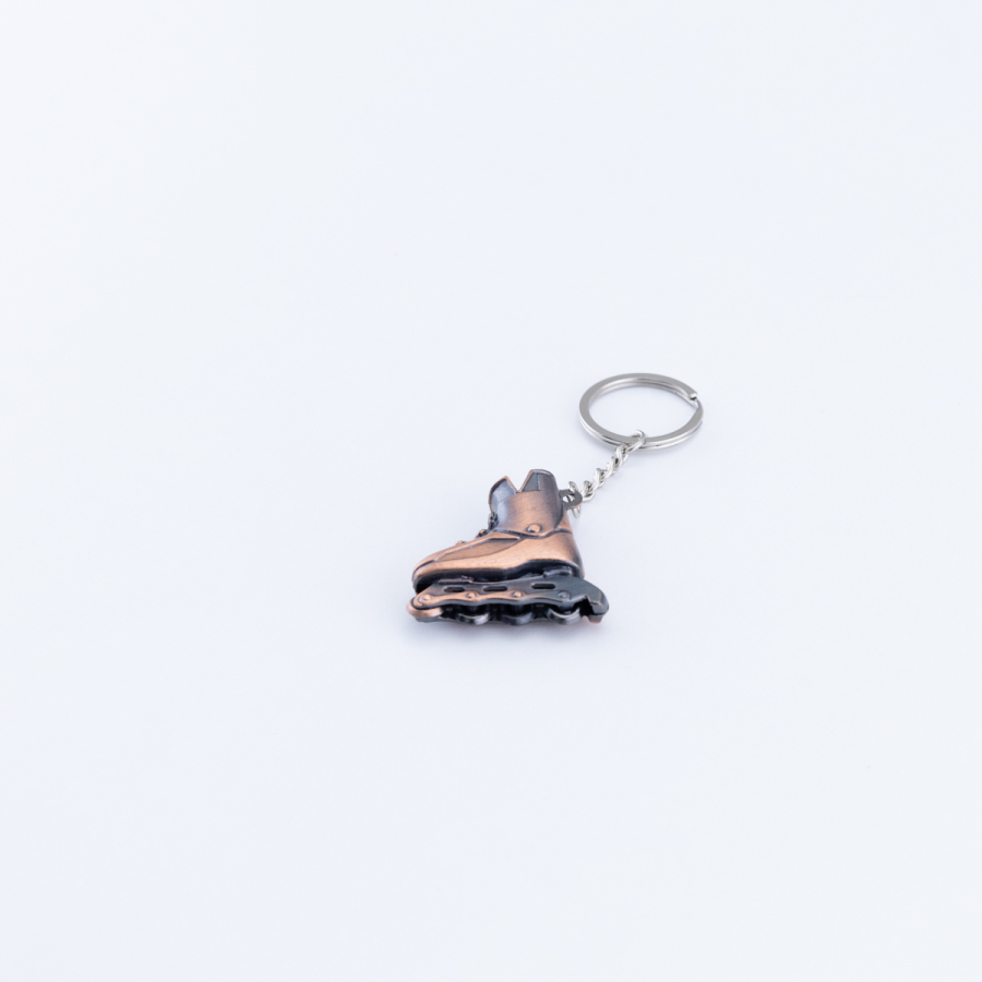 Metal boyalı paten anahtarlık - 1