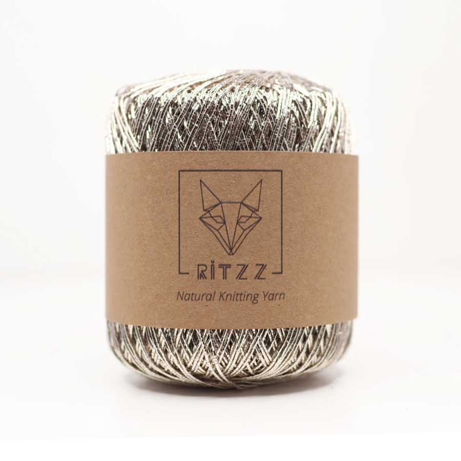Metalik simli ip, altın / 50 gr - 1