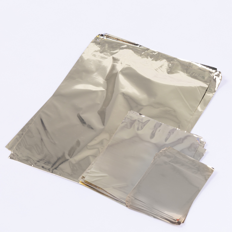 Metalize poşet 100lü, gold / 20x25 cm (1 adet) - 1